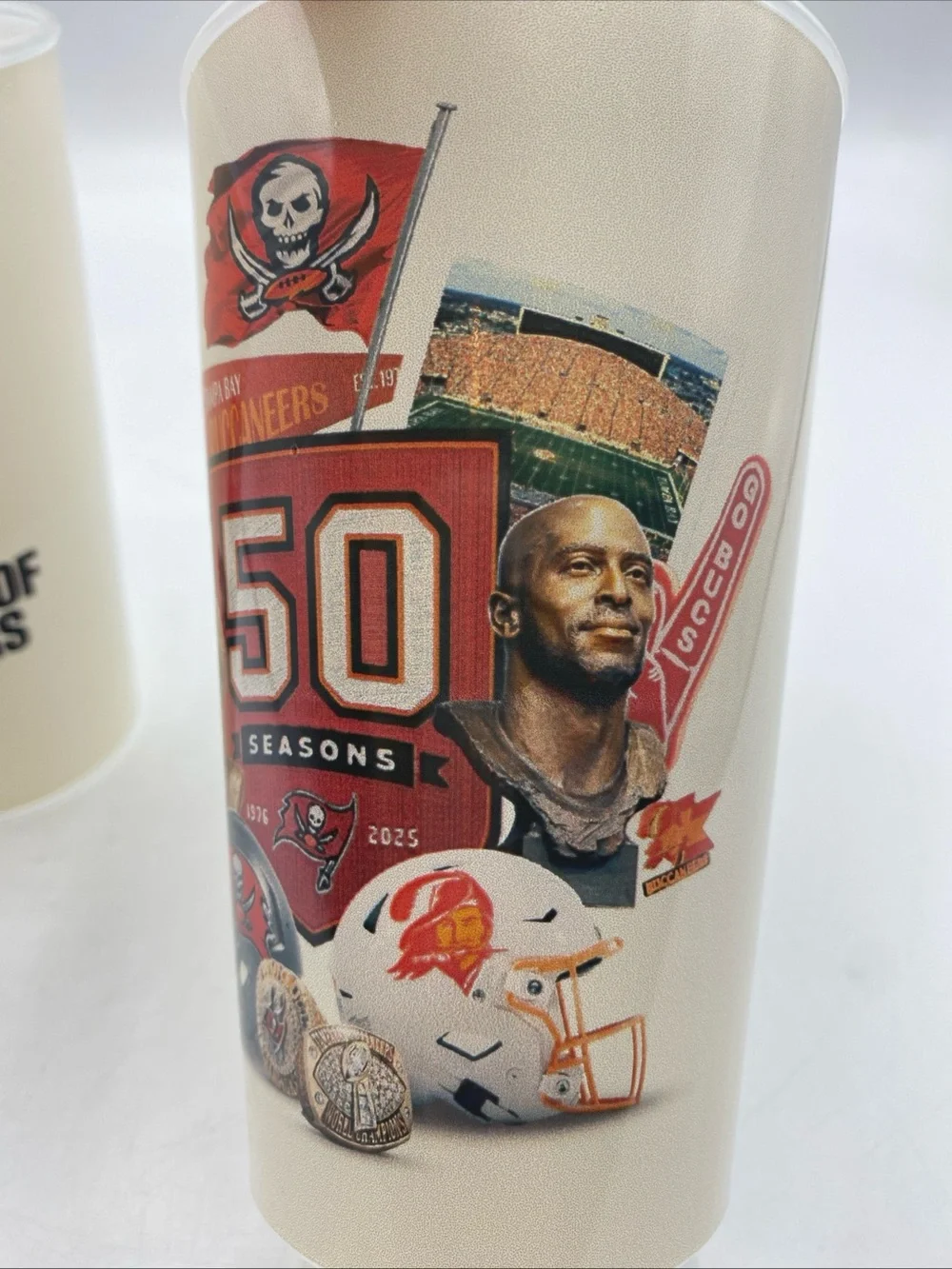 Bucs Cups 50 Seasons Of Buccaneers Tumblers Tampa Bay Buccaneers NFL Football 2